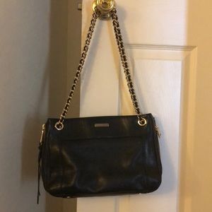 Rebecca Minkoff Leather  “Swing”  Chain crossbody.